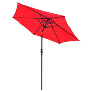 TheLAShop 8ft 6-Rib Patio Table Umbrella for Outdoor Market Image