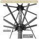 TheLAShop 10 Foot 8-Rib Outdoor Patio Umbrella Tilt & Crank Image