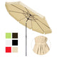 TheLAShop 10 Foot 8-Rib Outdoor Patio Umbrella Tilt & Crank Image