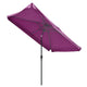 TheLAShop 10'x6.5' Patio Rectangular Tilt Umbrella Furniture Color Options, Fuchsia Image