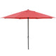 TheLAShop 13 Foot 8-Rib Patio Furniture Table Market Umbrella Color Optional, Red Image