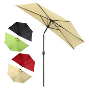 TheLAShop 10 ft Patio Half Umbrella Off The Wall Tilt Image