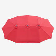 TheLAShop 15'x9' Rectangular Patio Umbrella Color Options Image