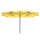 TheLAShop 15'x9' Rectangular Patio Umbrella Color Options, Aspen Gold Image