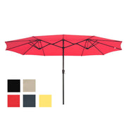 TheLAShop 15'x9' Rectangular Patio Umbrella Color Options Image