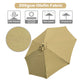 TheLAShop 9 ft 8-Rib Outdoor Patio Tilt Umbrella 200 gsm Canopy Image