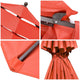 TheLAShop 9 ft Tilt Market Umbrella 3-Tiered 8-Rib Image