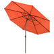 TheLAShop 11 ft Tilt Market Umbrella 3-Tiered 8-Rib, Cherry Tomato Image