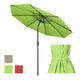 TheLAShop 9 ft 8-Rib Patio Umbrella Tilt & Crank 220g Yarn-dyed Canopy UV50+ Image