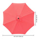 TheLAShop 8ft 8-Rib Patio Market Umbrella Replacement Canopy, Living Coral Image