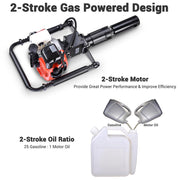 TheLAShop 32.7cc 1.2hp 2-stroke T-post EPA Gas Powered Petrol Pile Driver Kit Image