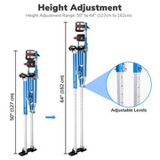 TheLAShop 50" to 64" Aluminum Drywall Painting Stilts Image