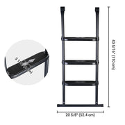 TheLAShop Trampoline Ladder Non-slip 3 Wide-Step 43-inch Image