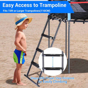 TheLAShop Trampoline Ladder Non-slip 3 Wide-Step 43-inch Image