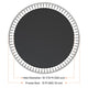 TheLAShop 12' Trampoline Mat Replacement Round 72 V-Rings Image