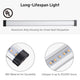 TheLAShop LED Under Cabinet Light Fixtures Bar Kit 3-Pack 11.5" Image