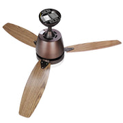 TheLAShop 52" Ceiling Fan with Lights Bronze 3 Blades Remote Control Image