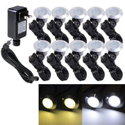 TheLAShop 10 Pack LED Deck Lighting Fixture w/ Transformer Image