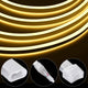 TheLAShop 100ft Waterproof Flexible LED Neon Light RF Remote Warm White Image