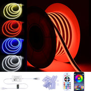 TheLAShop 50ft Waterproof LED Neon Light App & RF Remote Color Changing Image