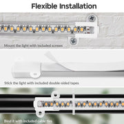 TheLAShop Full Spectrum LED Grow Light for Indoor Plants with Timer 4-Strips Image