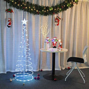 TheLAShop 5ft LED Lighted Spiral Christmas Tree Battery Operated Image