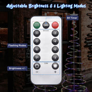 TheLAShop 5ft LED Spiral Christmas Tree USB Powered Image