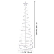 TheLAShop 5ft LED Spiral Christmas Tree USB Powered Image