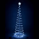 TheLAShop 6ft LED Lighted Spiral Christmas Tree Battery Operated, Cool White, 1ct/pk Image