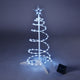 TheLAShop 2ft Lighted Spiral Christmas Tree Solar Operated, Cool White Image