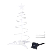 TheLAShop 2ft Lighted Spiral Christmas Tree Solar Operated Image