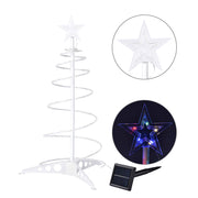 TheLAShop 2ft Lighted Spiral Christmas Tree Solar Operated Image