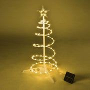 TheLAShop 2ft Lighted Spiral Christmas Tree Solar Operated, Warm White Image