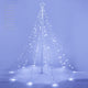 TheLAShop Christmas Tree Light with Pole & Star 9 Strings, 9ft Cool White Image