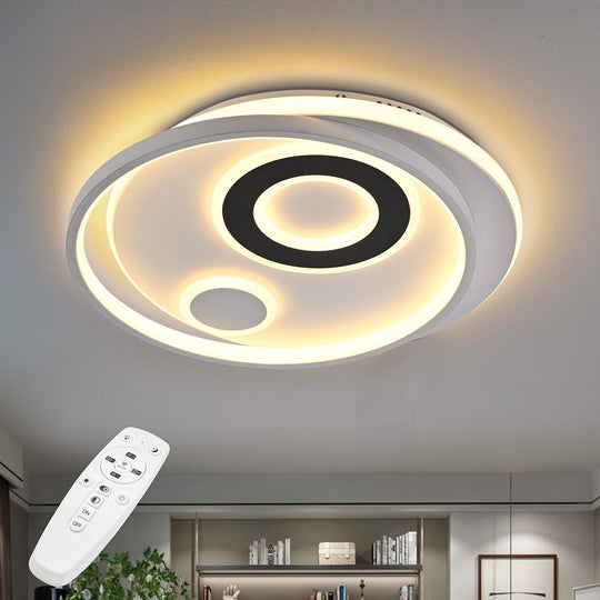 TheLAShop LED Flush Circle Ceiling Light with Remote