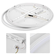 TheLAShop 30" 70W LED Flush Circle Ceiling Light with Remote Image