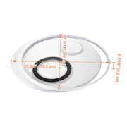 TheLAShop 30" 70W LED Flush Circle Ceiling Light with Remote Image