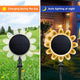 TheLAShop Solar Yard Light Sunflower with Stake Outdoor Waterproof RGB Image