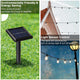 TheLAShop Outdoor Solar String Light Xmas Waterproof 15Bulbs 48ft Image