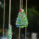 TheLAShop Christmas Tree Solar LED Light Wind Chime Decor Lighting Image