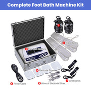 TheLAShop 8 Modes Ion Detox Foot Spa Machine Set Dual-User Colored LCD Image