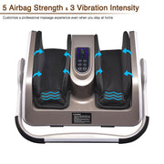 TheLAShop Foot and Calf Massager Heated Reflexology with Remote Image