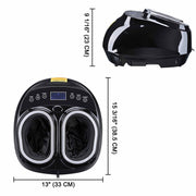 TheLAShop Foot Massager with Air Compression Heat Shiatus Kneading Rolling Image