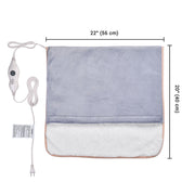 TheLAShop Electric Foot Warmer Heating Pad 22x20" Gray Image