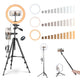 TheLAShop 12in Dimmable Ring Light & Tripod Stand & Camera Phone Mount Image