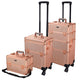 TheLAShop 2in1 Rolling Makeup Train Cosmetic Case 4-Wheel Image