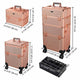 TheLAShop 2in1 Rolling Makeup Train Cosmetic Case 4-Wheel Image