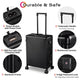 TheLAShop 26" Artist Studio Rolling Makeup Travel Vanity Case with Light Image