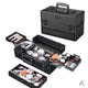 TheLAShop Cosmetic Vanity Case with Drawer 14x7x9" Key-locked Image