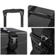 TheLAShop 2in1 Nylon Pro Rolling Makeup Case with Drawers(8) Image